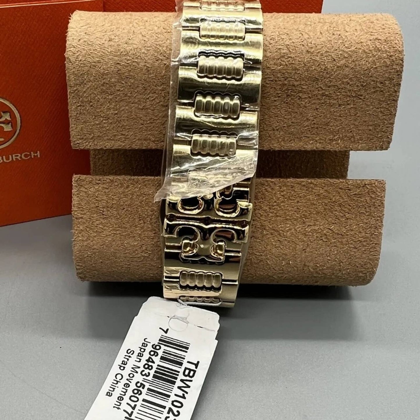 NEW TORY BURCH ELEANOR WATCH GOLD-TONE STAINLESS STEEL TBW1023