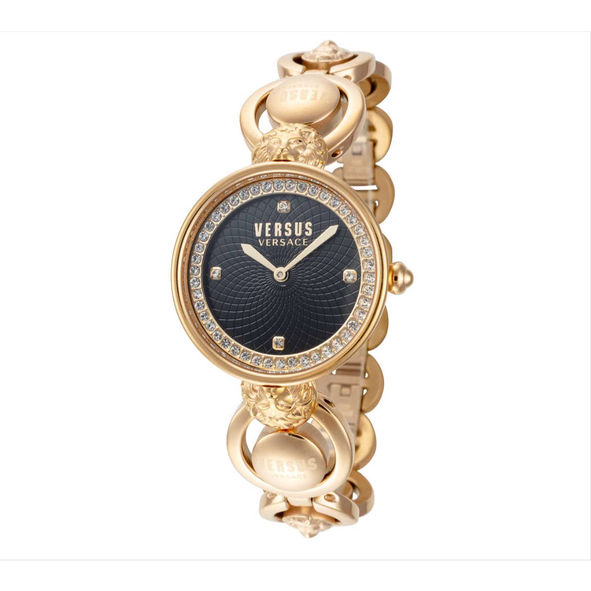 Versace Women's Peking Road Petite Gold-Tone Stainless Steel Bracelet Watch 28mm
