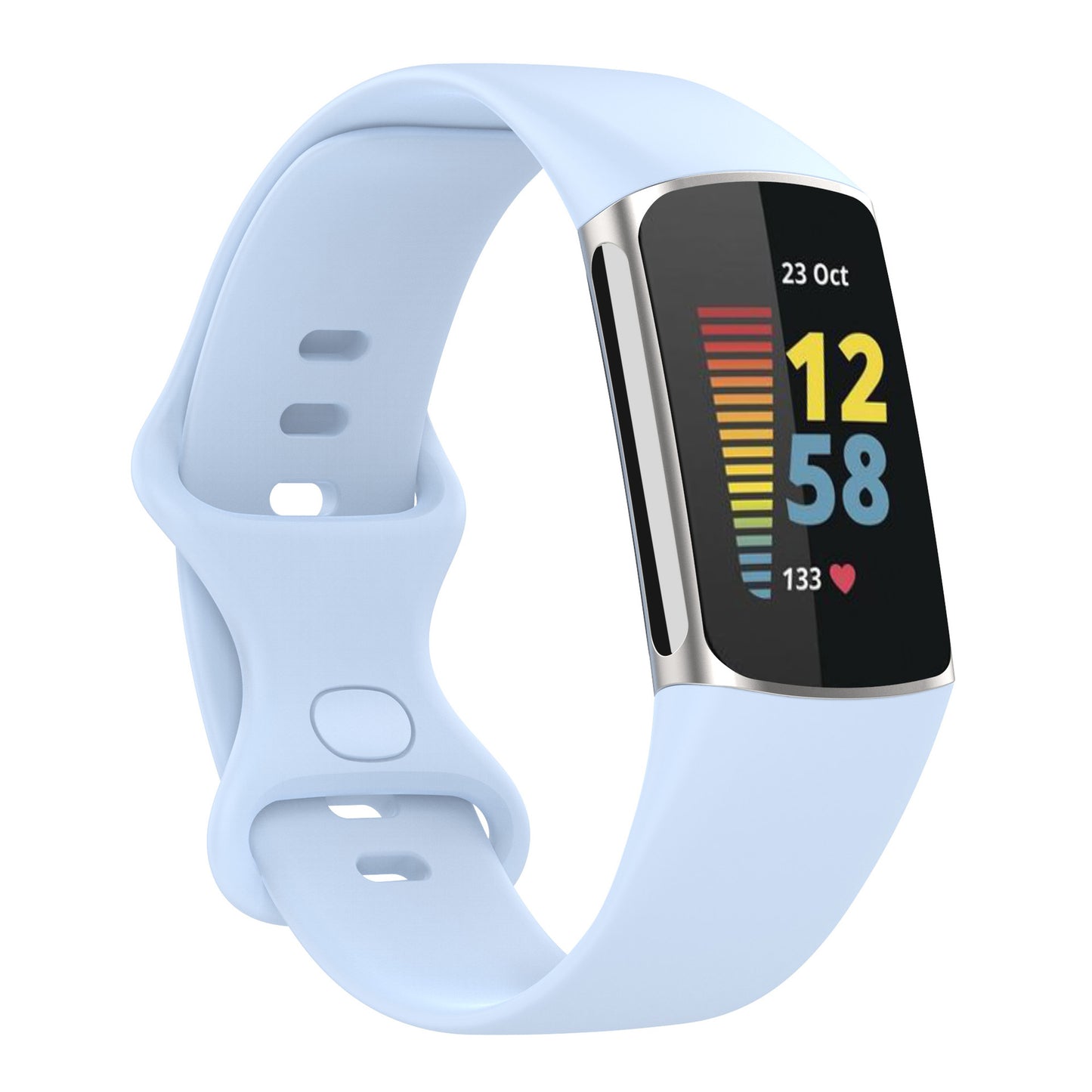 Different Color Silicone Strap Compatible With Fitbit Charge 5