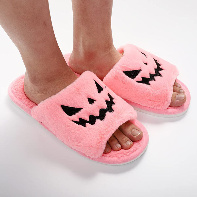 Womens Various Color Scheme Halloween Slippers