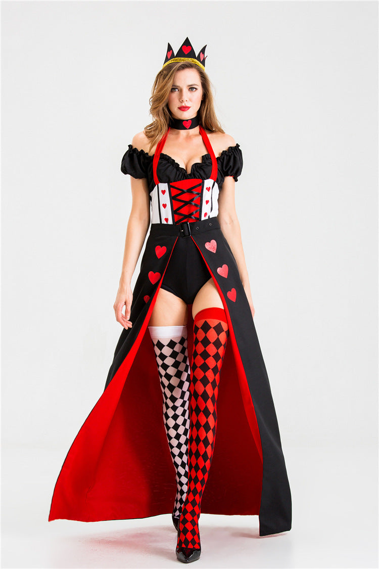 Queen Of Hearts Queen Dress Halloween Costume