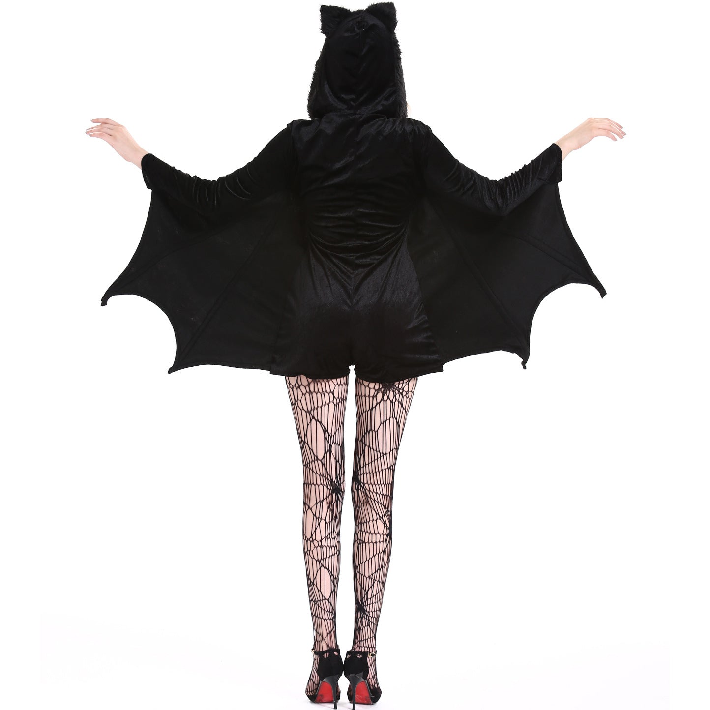 Halloween Female Vampire Wing Span Costume