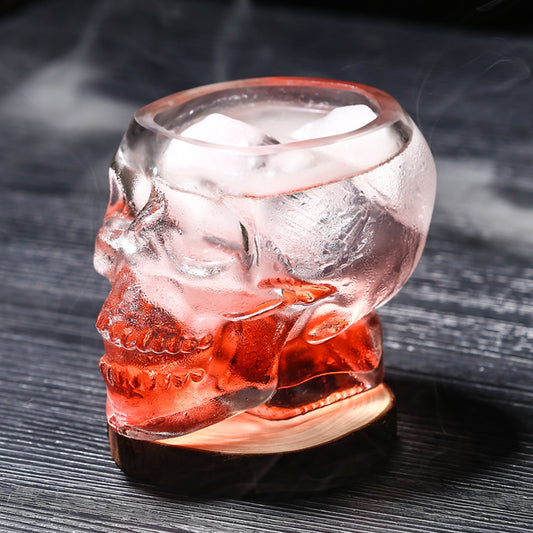 Halloween Skull Wine Glass