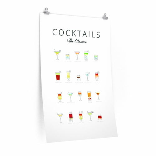 Cocktails Art Poster