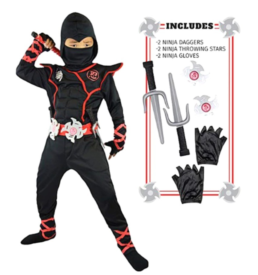 Halloween Ninja Kids Costume