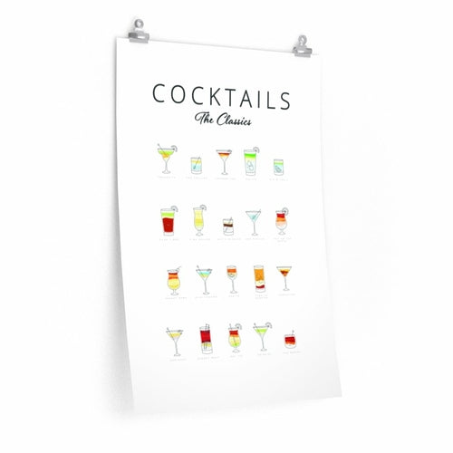 Cocktails Art Poster