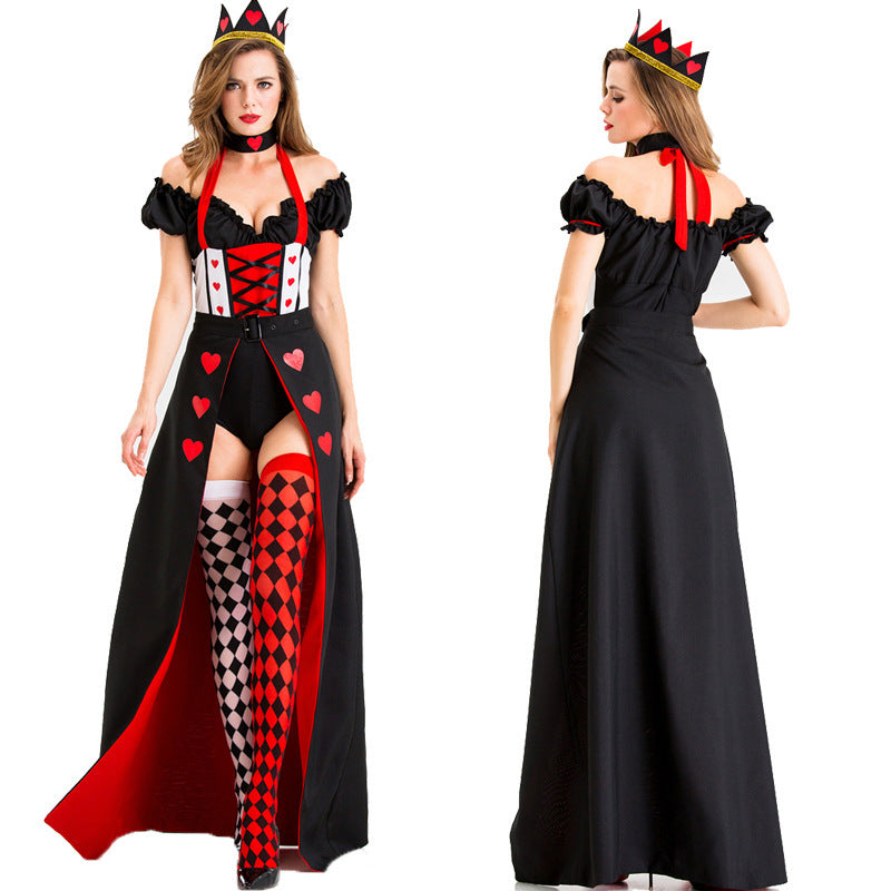 Queen Of Hearts Queen Dress Halloween Costume