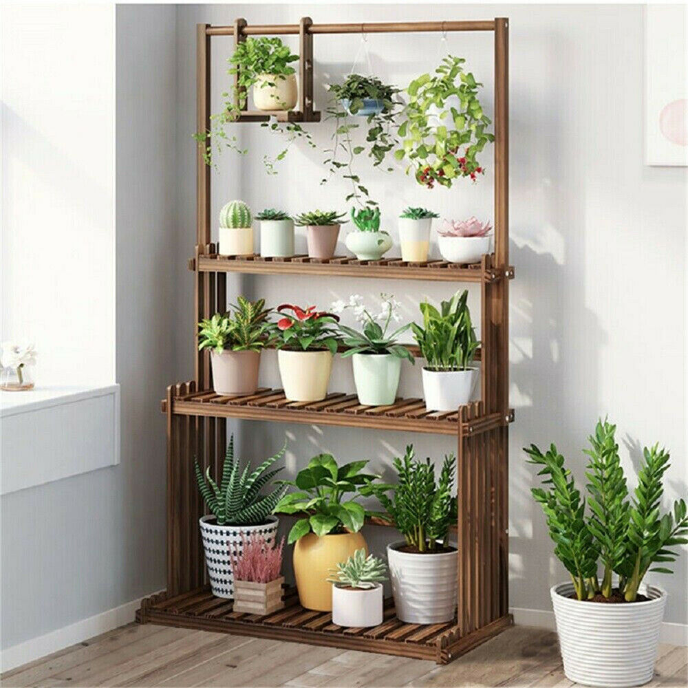 3 Tier Wooden Plant Stand