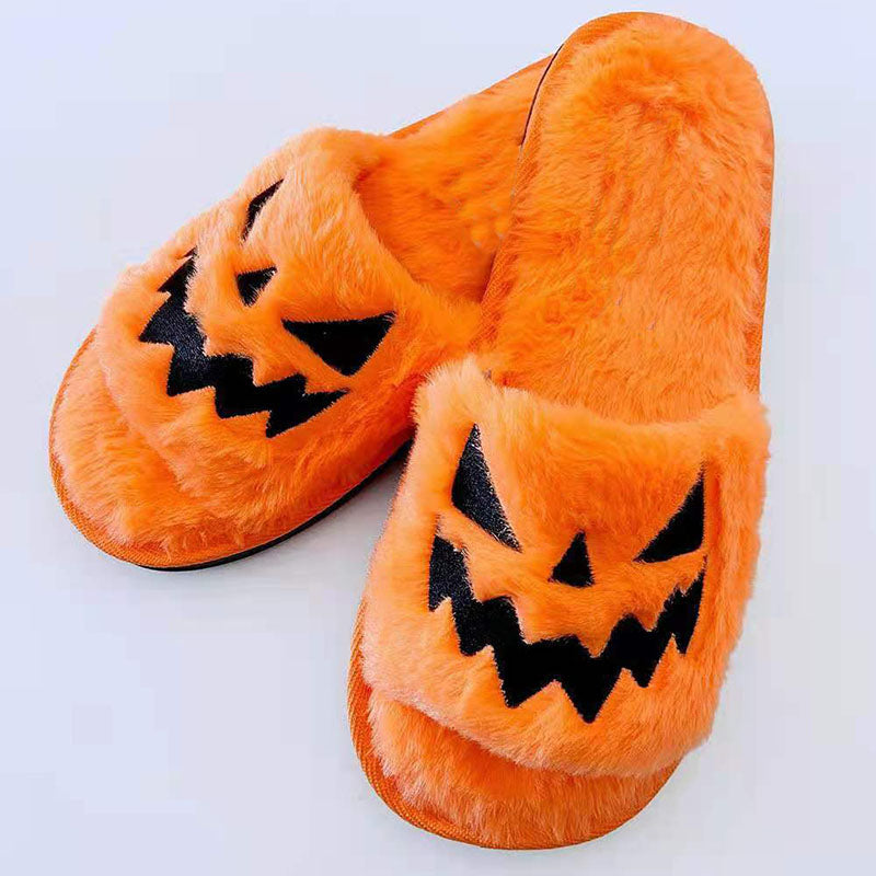 Womens Various Color Scheme Halloween Slippers