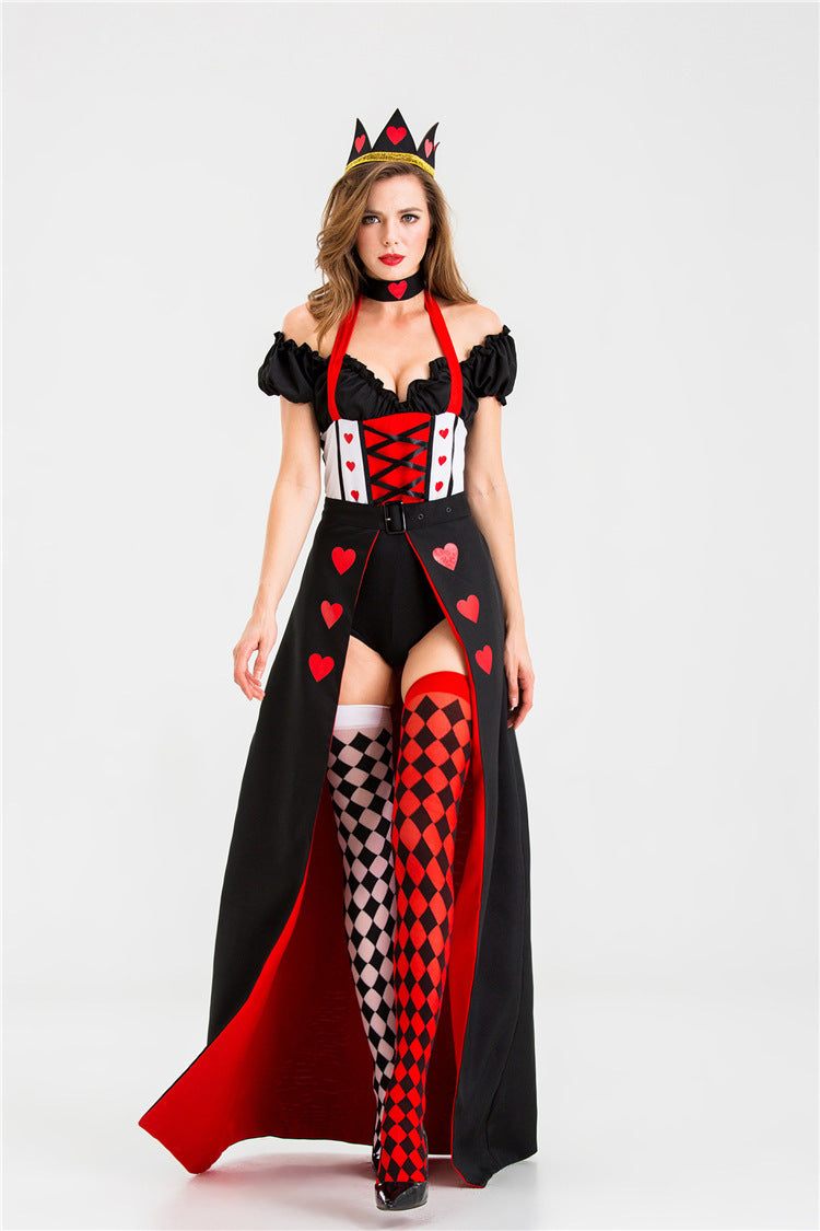 Queen Of Hearts Queen Dress Halloween Costume