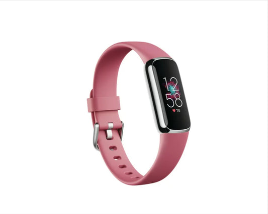 Fitbit Luxe Health & Fitness Tracker_Orchid / Platinum_FB422SRMG