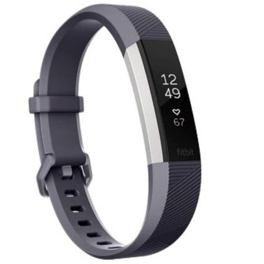 Fitbit Alta HR Fitness Wristband Activity & Heart Monitor Gray Small FB408