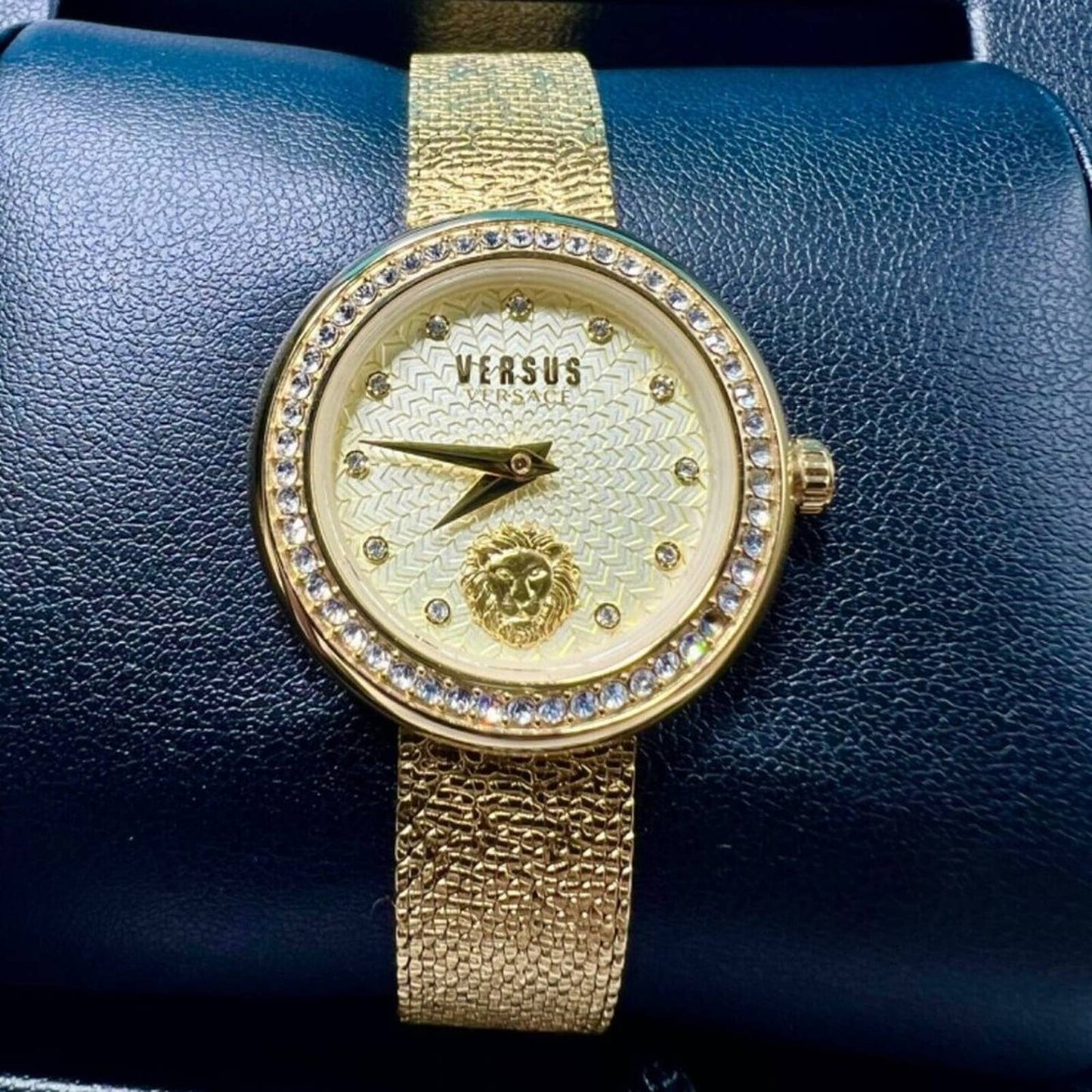 Versus by Versace Women's Lea Petite Gold-Tone Bracelet Watch 28MM