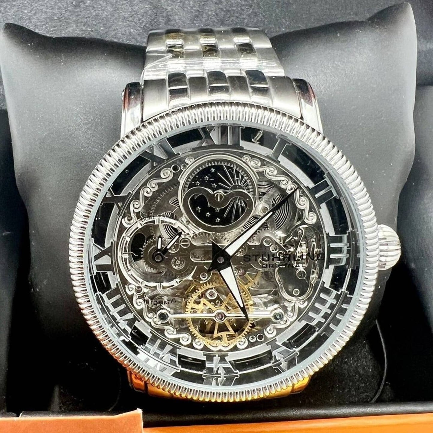 Stuhrling Special Reserve Dual Time Automatic 48mm Skeleton