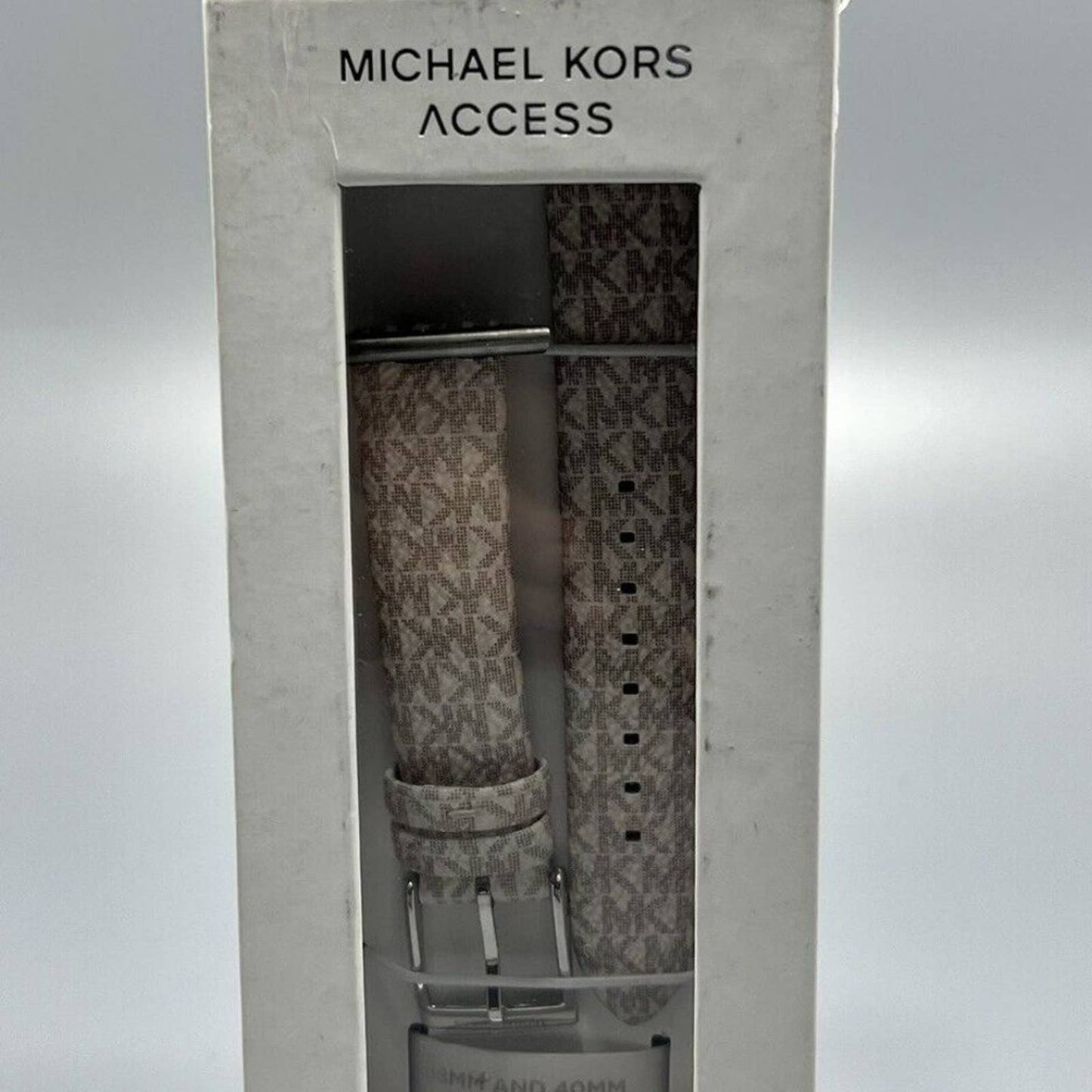 Michael Kors - Micro Logo Vanilla PVC 38/40mm Band for Apple Watch