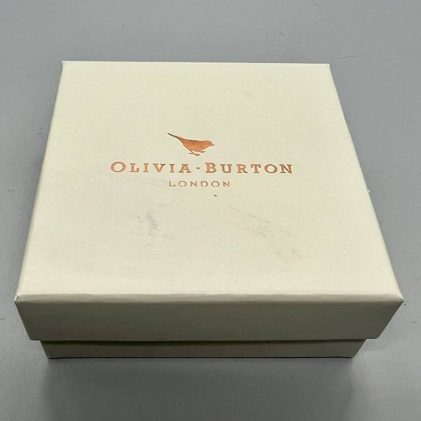 OLIVIA BURTON Bejeweled Butterfly Earrings Sterling Silver & Pink Stone