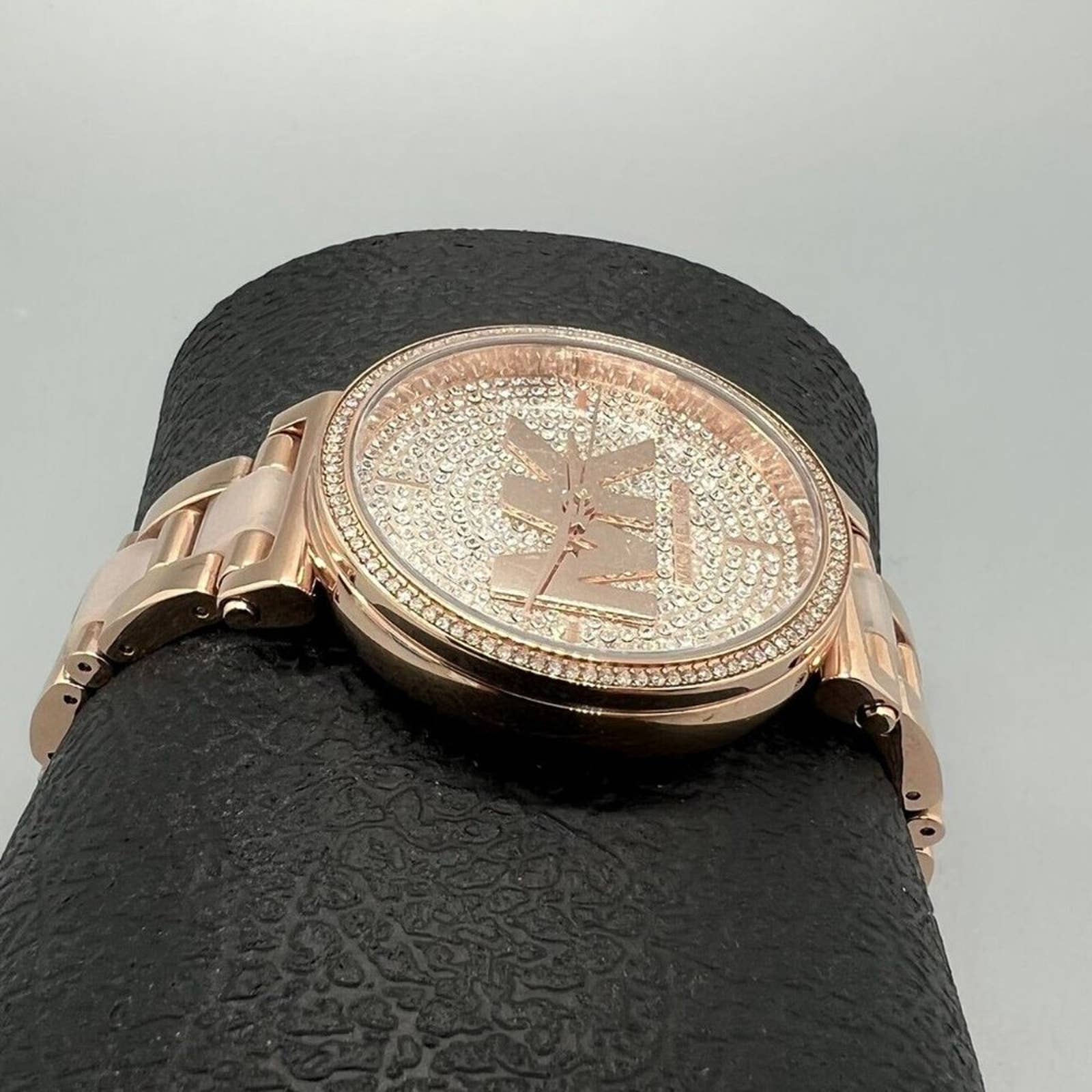 Michael kors sofie pavé rose gold tone cheap and acetate watch