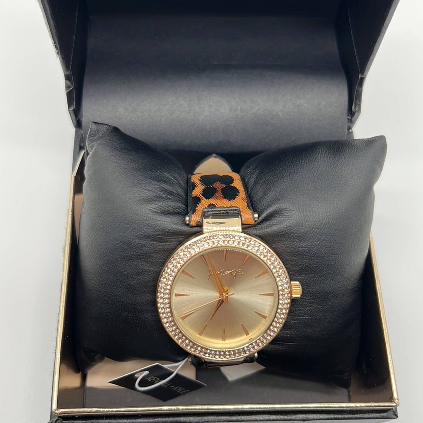 Kendall + Kylie Womens Brown Leather Strap Watch 14379g-42-A39