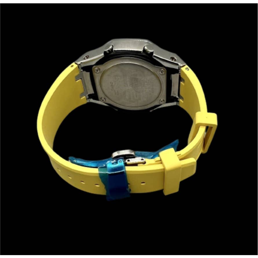 G-Shock GA2100 CasiOak Royal Oak MOD Frosted Steel Bezel Case & Rubber Strap - Different Color Cases