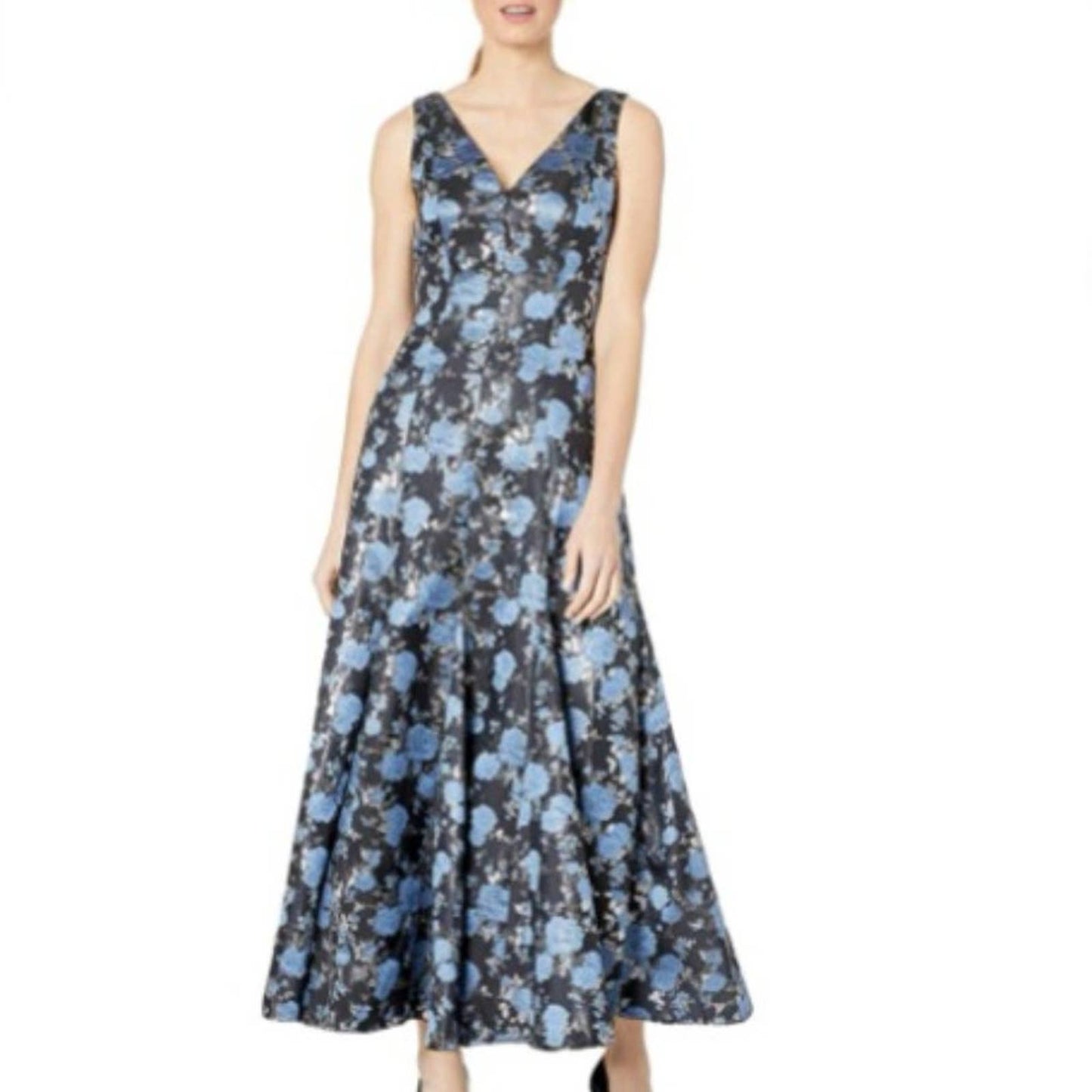 NWT Adrianna Papell Women's Jacquard Midi Dress