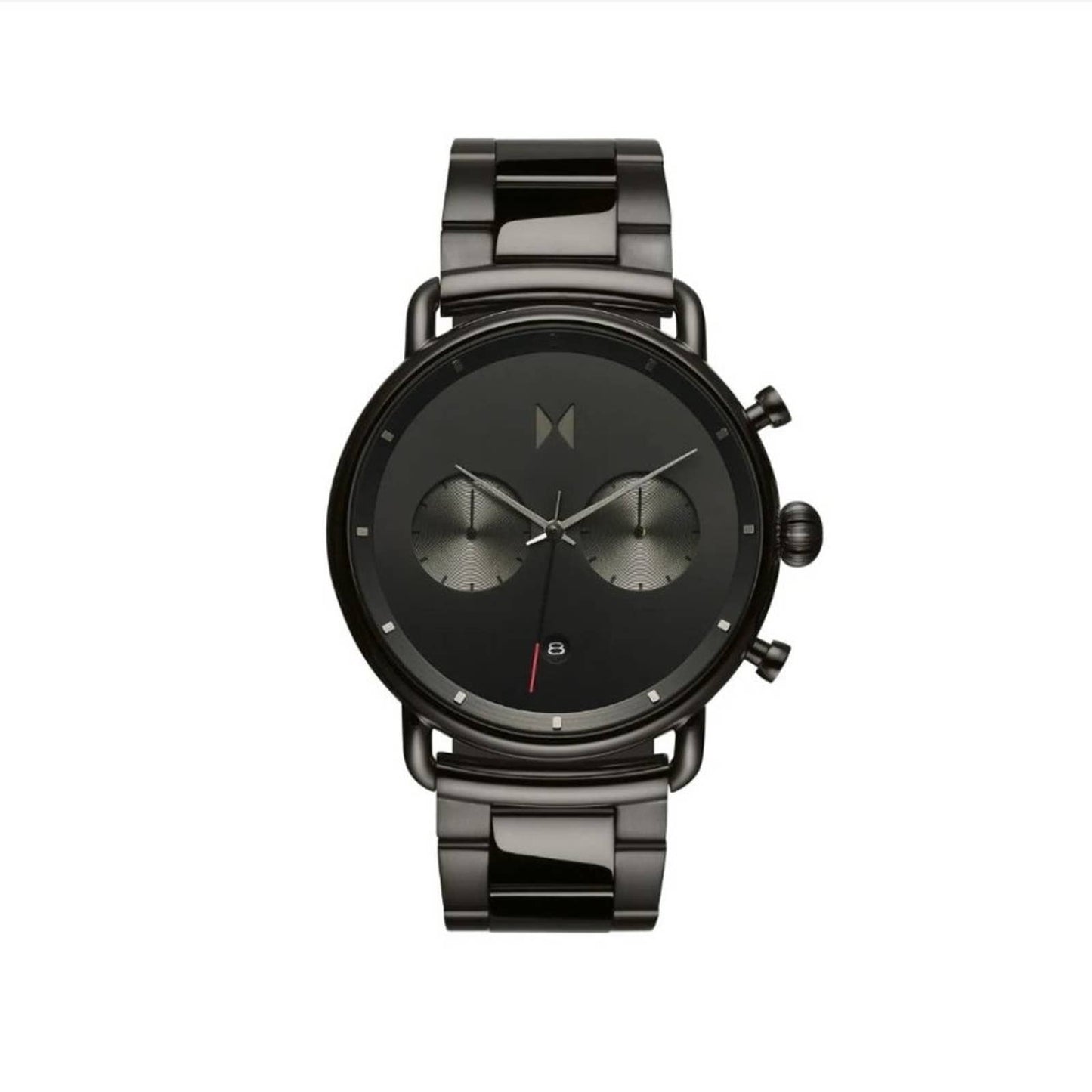 MVMT Phantom Watch With 47mm Black Chronograph Face & Black Bracelet