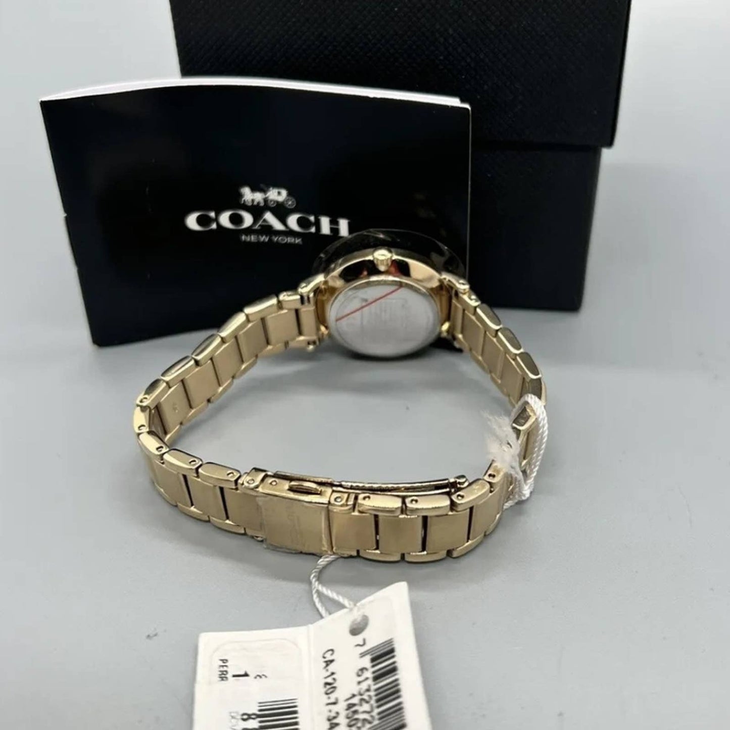 Coach Grand Collection Gold Dial And Gold Stainless  Strap Women Watch 14503794