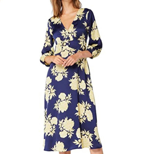 NWT TRUTH & FABLE Women's Midi Floral A-Line Dress