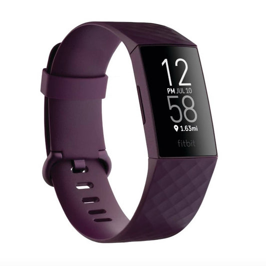 Fitbit - FB417BYBY - Charge 4 Activity Tracker GPS + Heart Rate - Rosewood