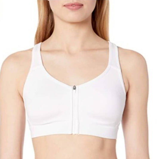 Starter Women's Medium Impact Front-Zip Sports Bra