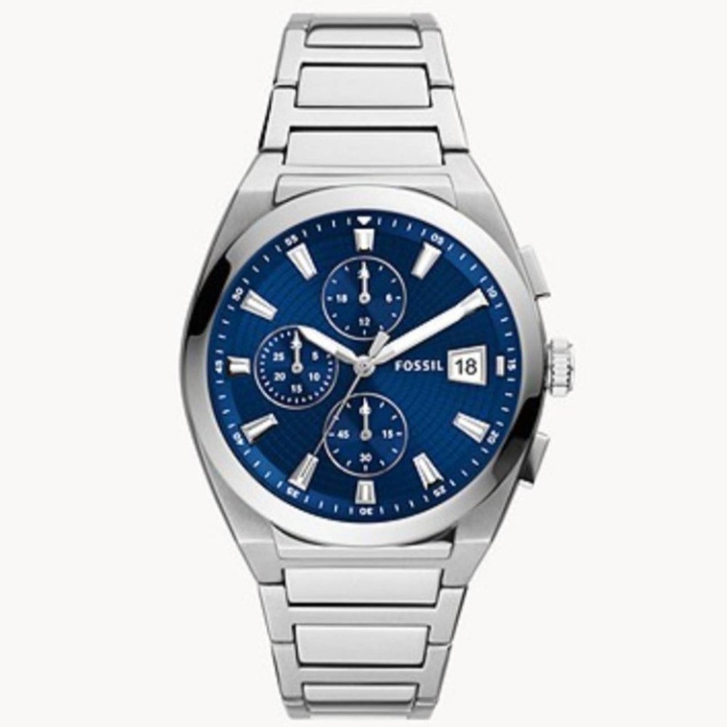 Fossil Everett FS5795 Elegant Chronograph Stainless Steel Watch