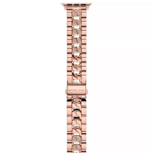 MICHAEL KORS Apple Watch Strap MKS8020 ladies 38 40 41mm Rose gold