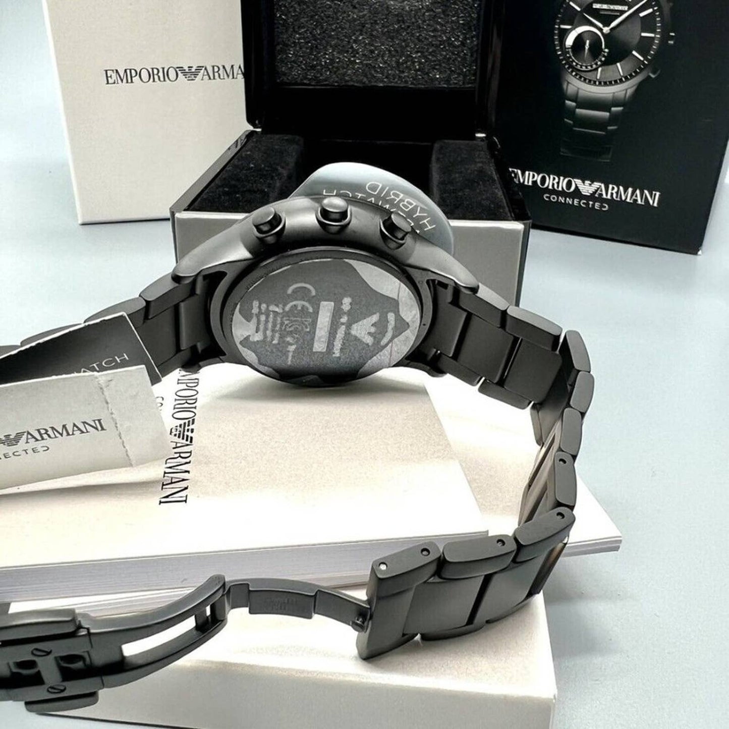 Emporio Armani ART3001 Stainless Steel Hybrid Smartwatch