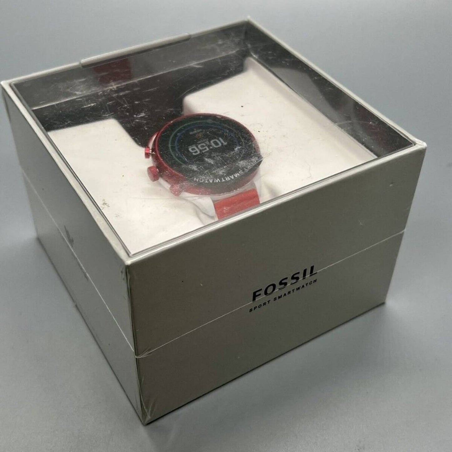 Fossil FTW6052 Sport Smartwatch 41MM Red Silicone