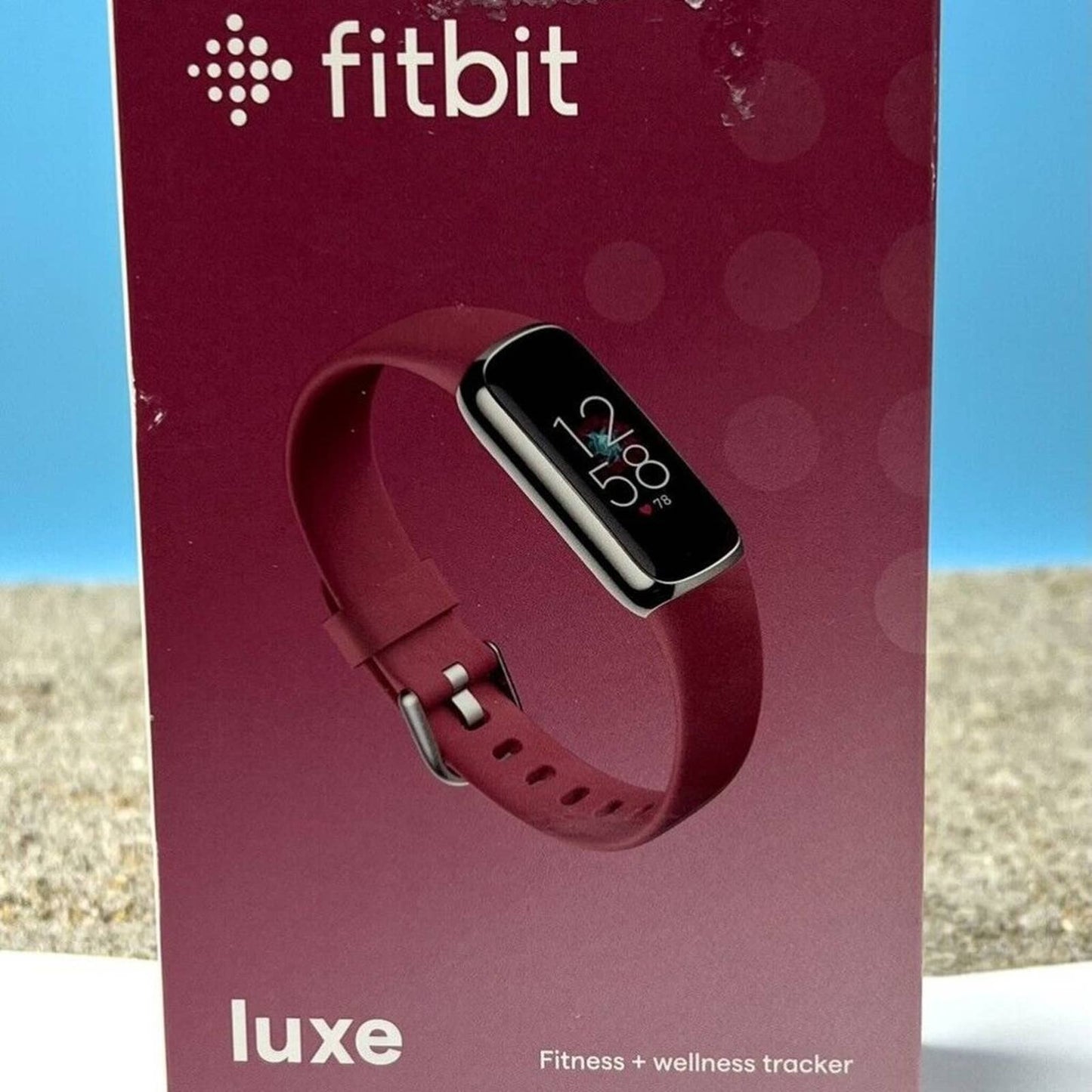 Fitbit Luxe Health & Fitness Tracker_Orchid / Platinum_FB422SRMG