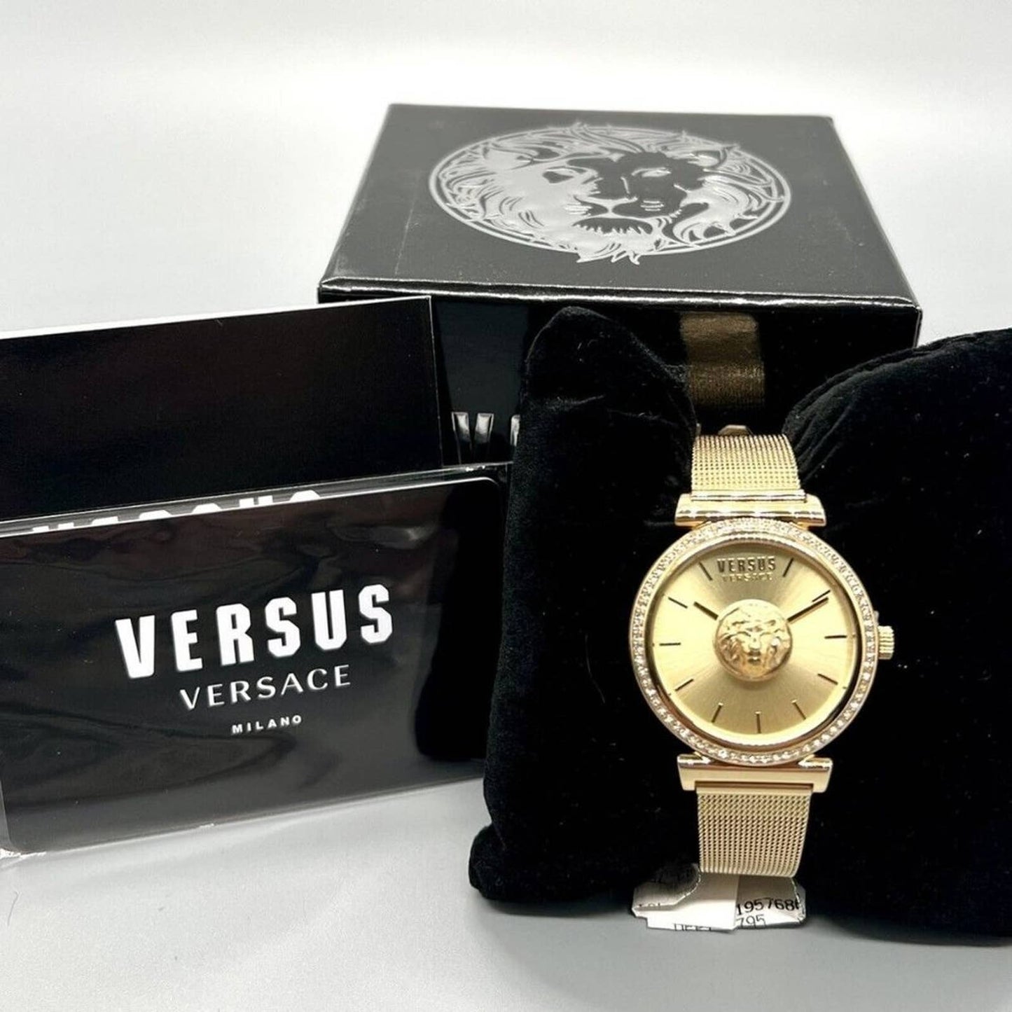 VERSUS BY VERSACE Womens Brick Lane Mesh Strap Watch, 34mm