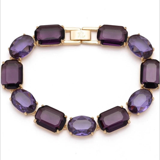 LAUREN RALPH LAUREN
BR 7.25 STONE FLEX - GLD/PURPLE