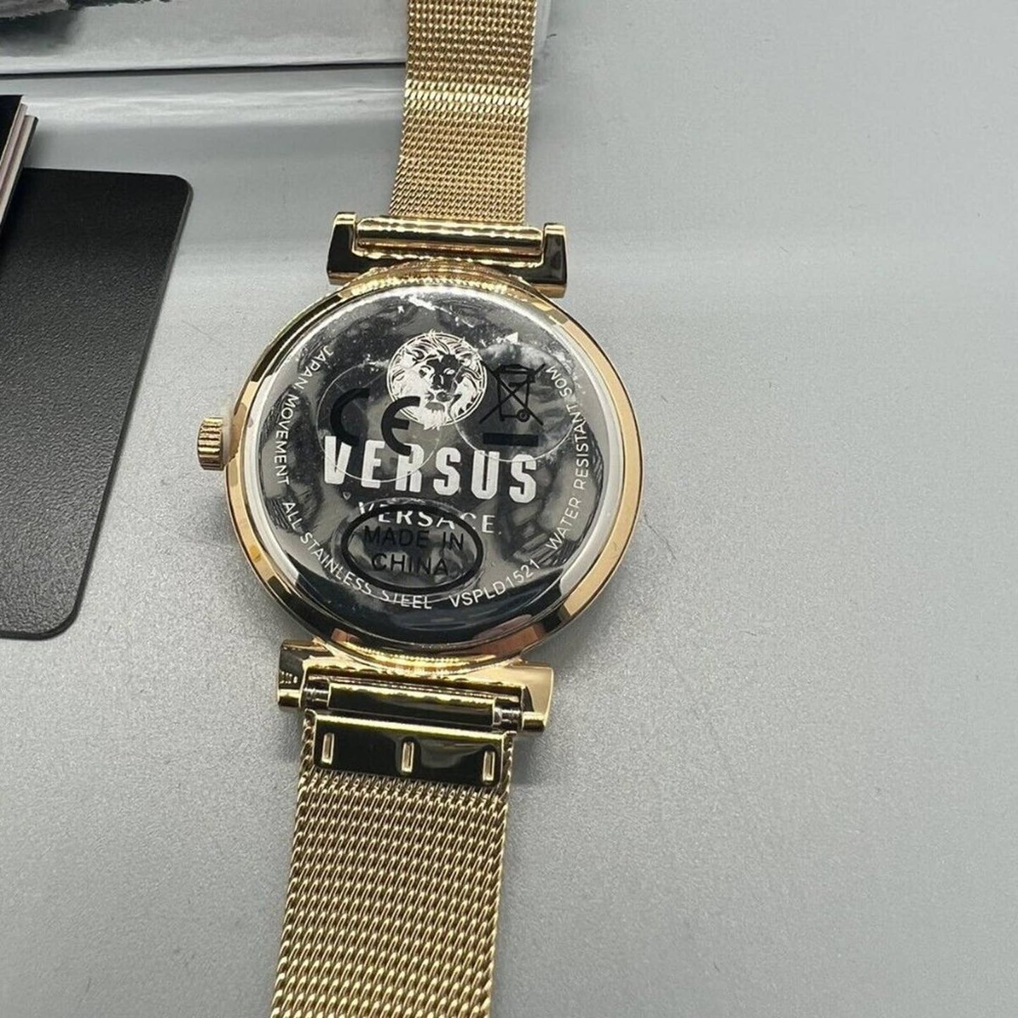 VERSUS BY VERSACE Womens Brick Lane Mesh Strap Watch, 34mm