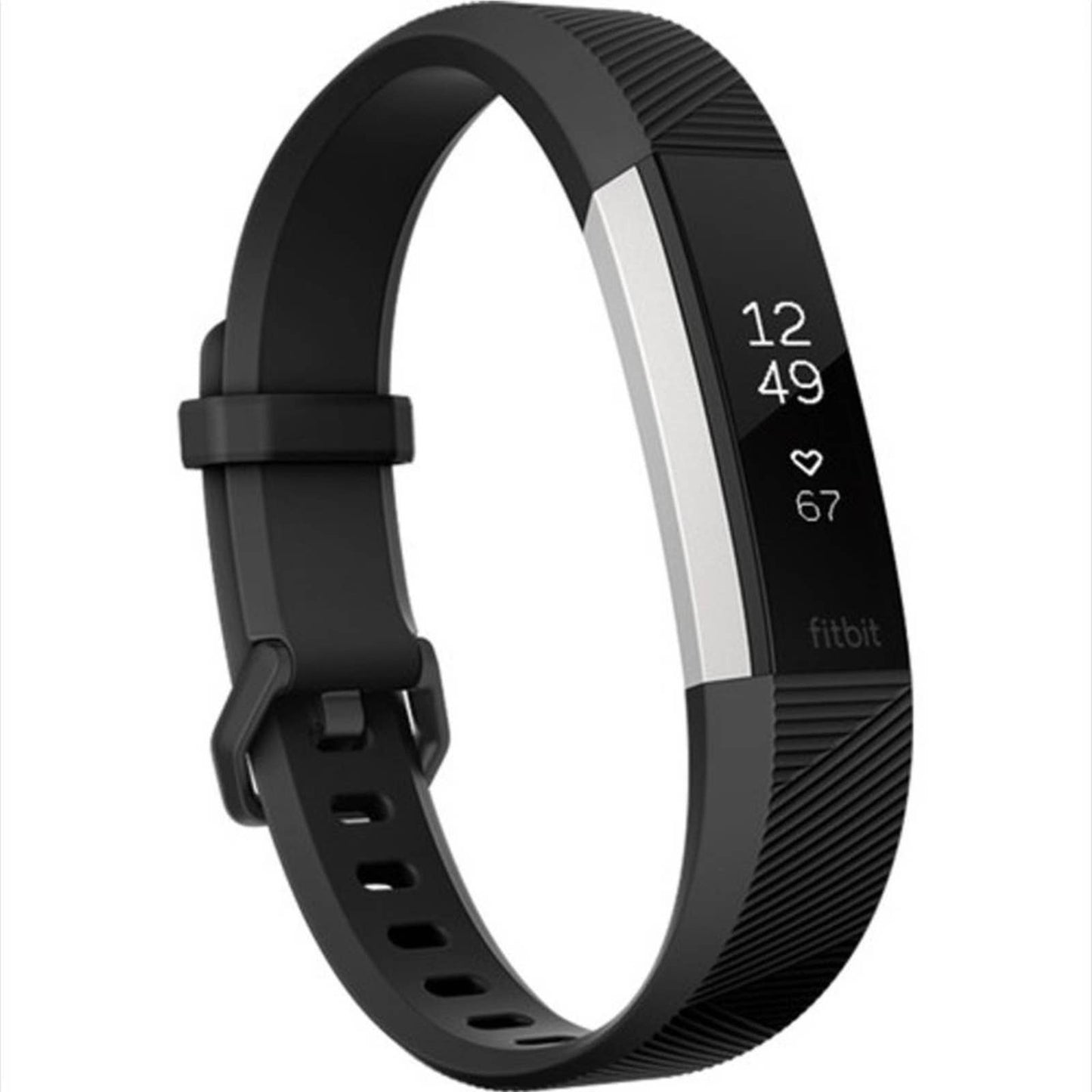 Fitbit Alta HR Fitness Wristband Activity & Heart Monitor Black Small FB408