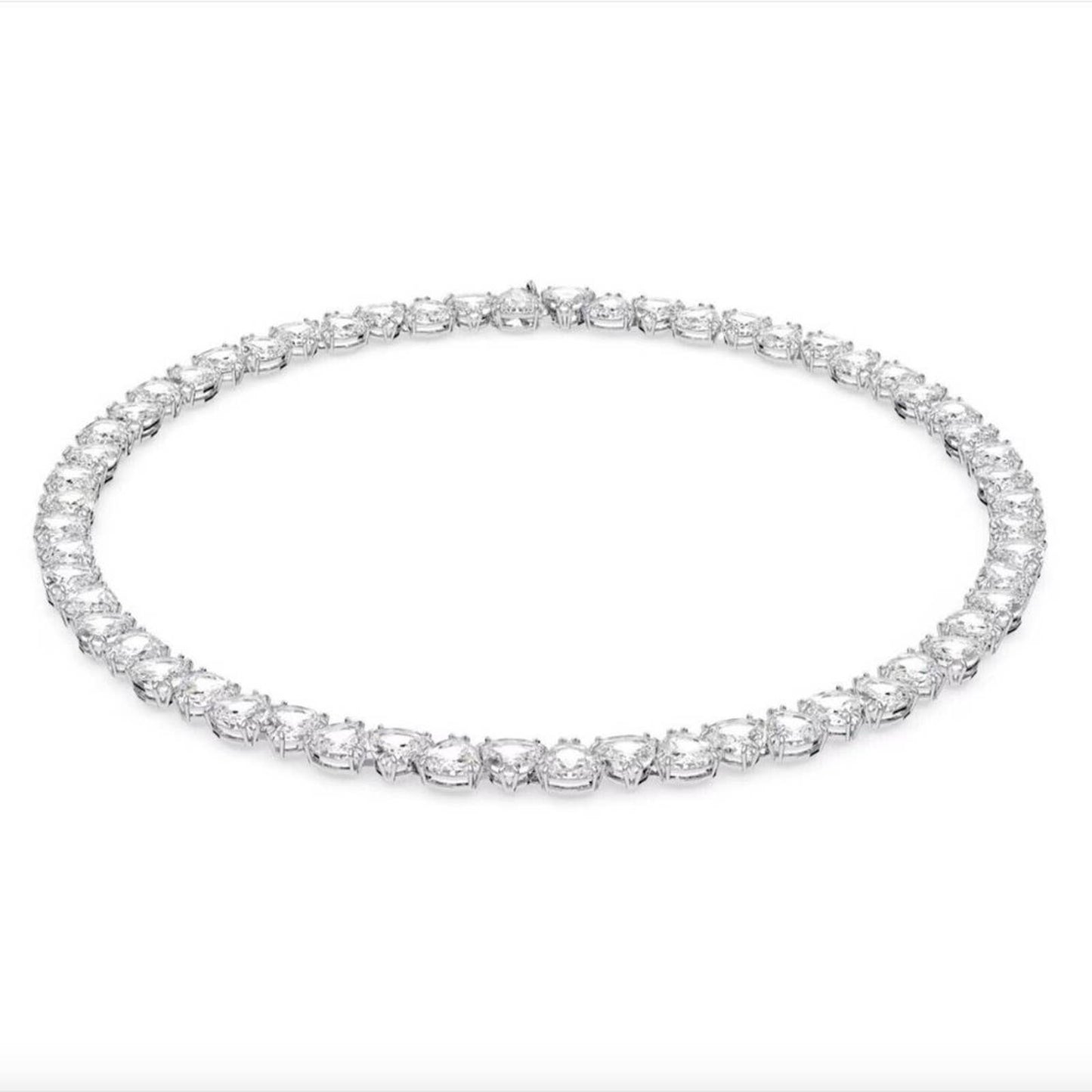 Swarovski Crystal Millenia Necklace Trilliant Cut, White, Rhodium Plated 5621138