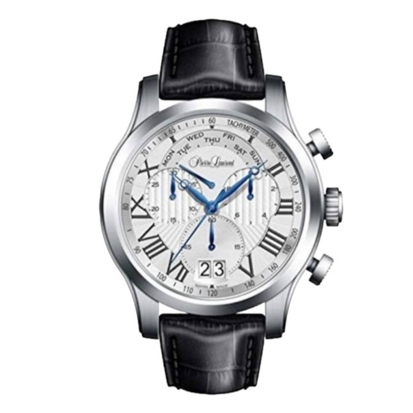 Pierre Laurent Mens Classic Day Retrograde Chronograph Watch