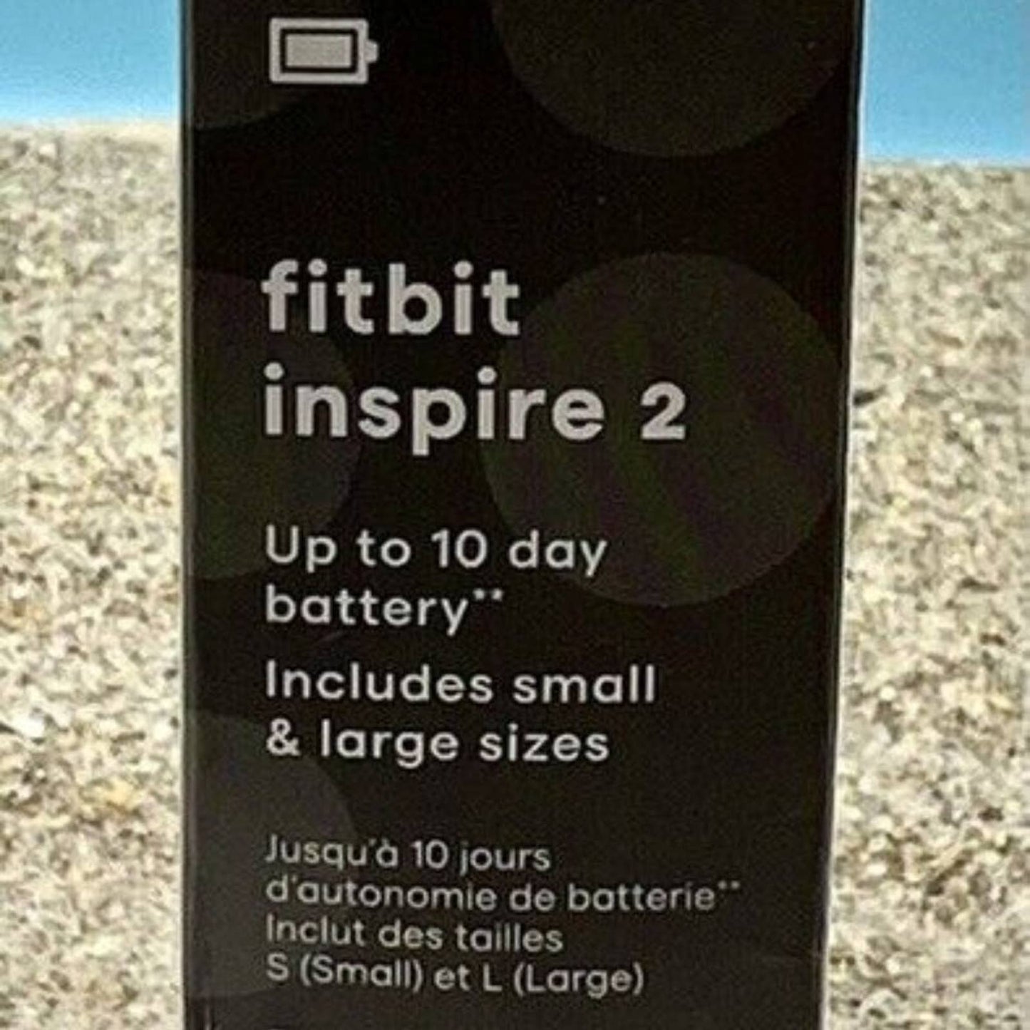 Fitbit Inspire 2 Black, Small & Large Bands Included, NEW IN BOX