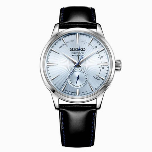 Seiko Presage SSA343 Ice Blue Cocktail Time Watch Power Reserve