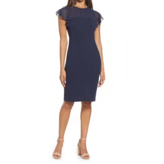 NWT HARPER ROSE Shirred Neck Sheath Dress