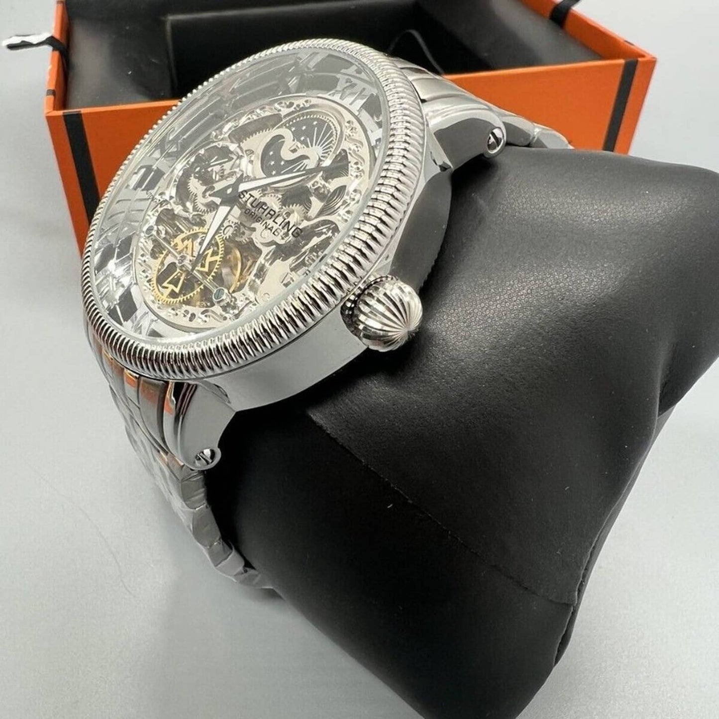 Stuhrling Special Reserve Dual Time Automatic 48mm Skeleton