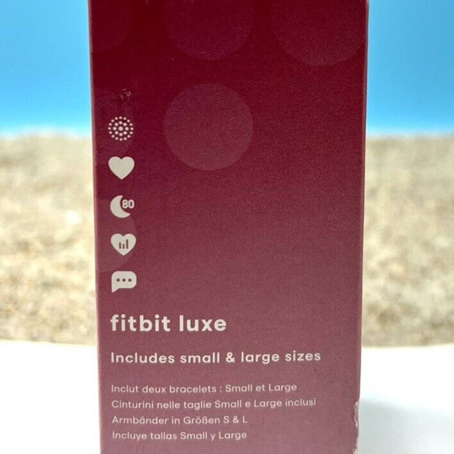 Fitbit Luxe Health & Fitness Tracker_Orchid / Platinum_FB422SRMG