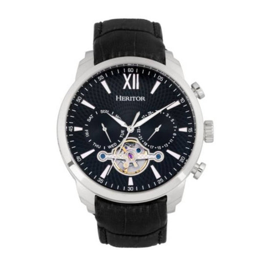 Heritor Arthur Automatic Semi Skeleton Dial Men's Watch HERHR7900