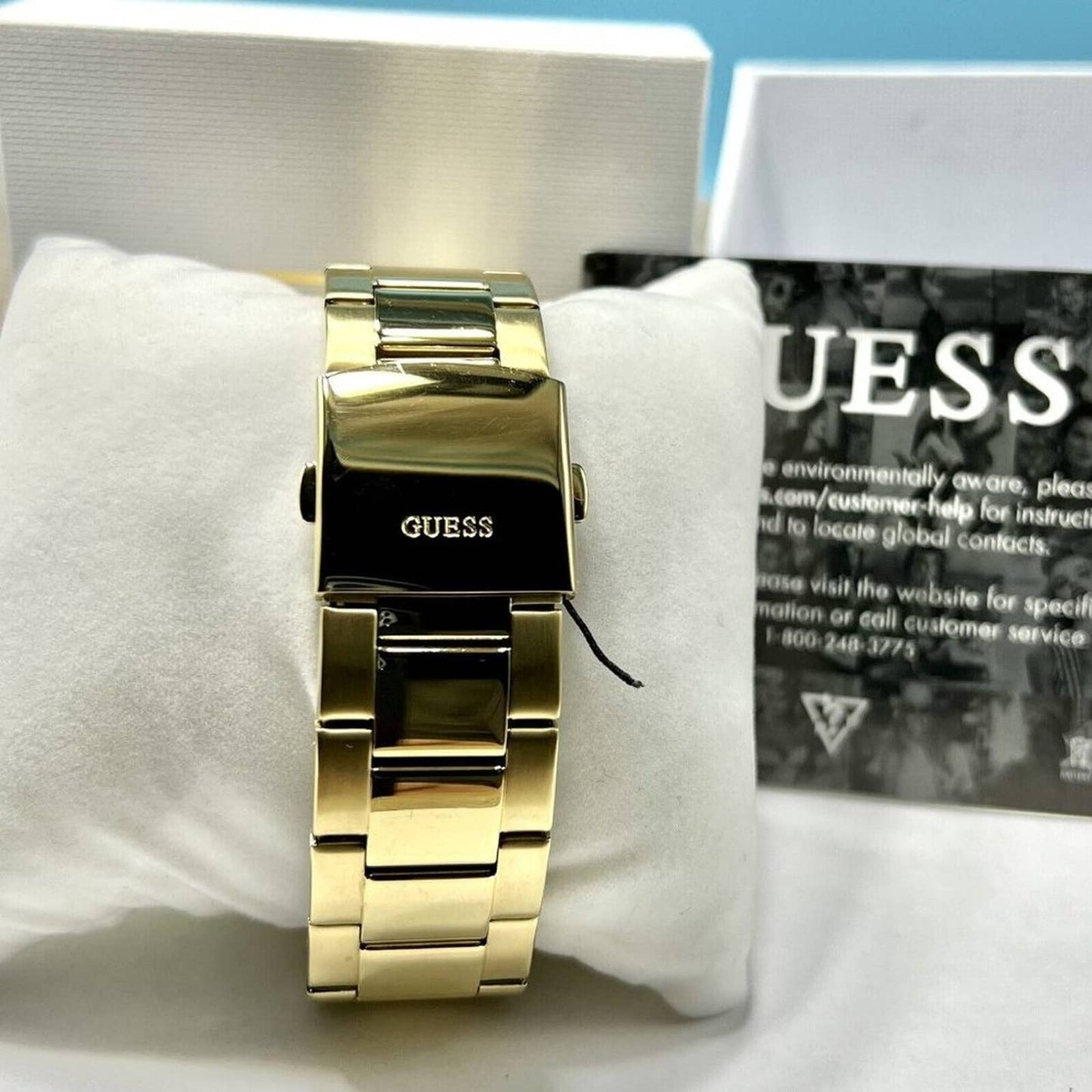 NWOT Guess Gold-Tone Chronograph Classic Dress Watch