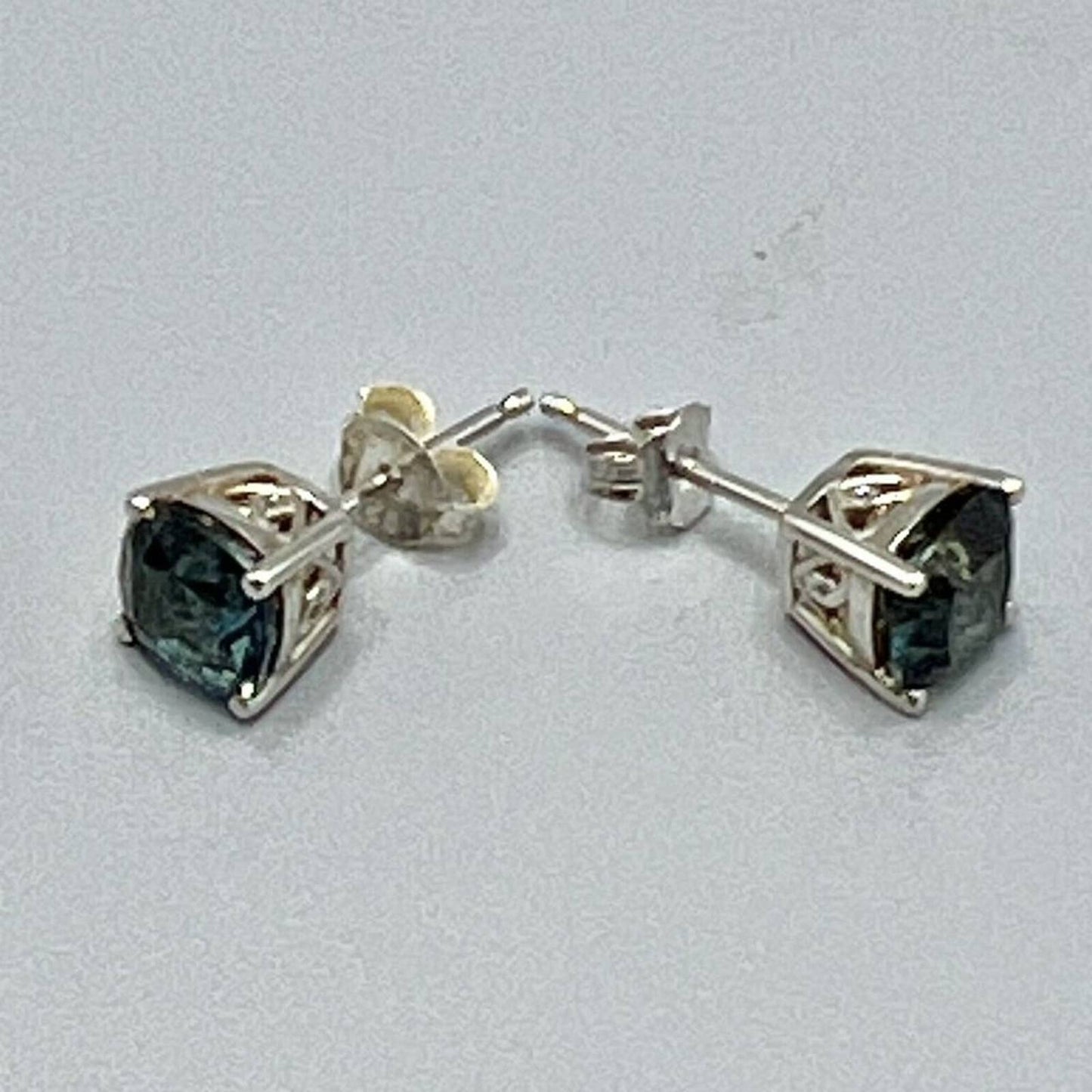 Blue Topaz (2-1/2 ct. t.w.) Stud Earrings in Sterling Silver