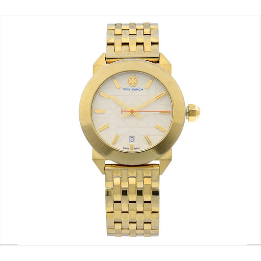 TORY BURCH Whitney Ivory Dial Gold-tone Ladies Watch TB8002 M.S.R.P.$595.00